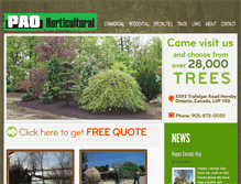 Tablet Screenshot of paohorticultural.com